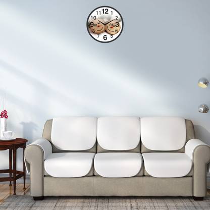 RLK TRADERS Analog 30 cm X 30 cm Wall Clock
