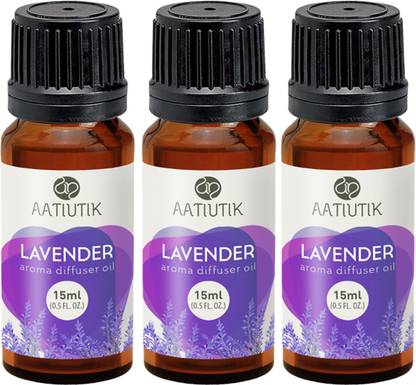 Aatiutik Lavender Electric and Tlight Home Fragrance Diffuser Aroma Oil Aroma Oil of 15ml for Electric and tlight Aroma Diffuser