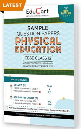 Educart CBSE Sample Question Papers Physical Education Class 12 On New Pattern (For 2021)