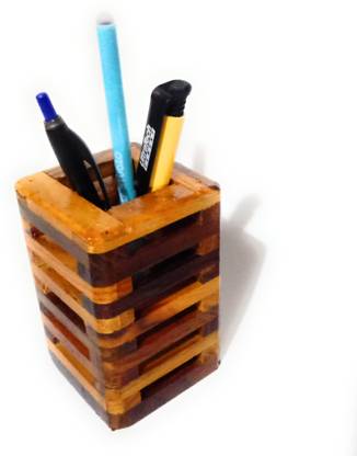STOREVIEW 1 Compartments Wooden Pen stand