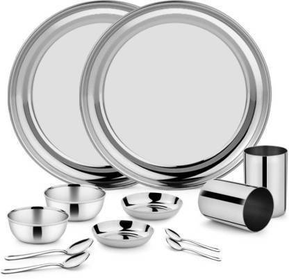 koda Pack of 12 Steel Dinner Set