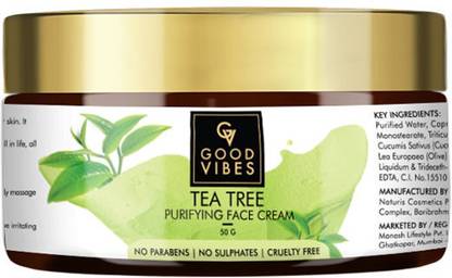 GOOD VIBES Tea Tree Purifying Face Cream