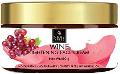 GOOD VIBES Wine Lightening Face Cream