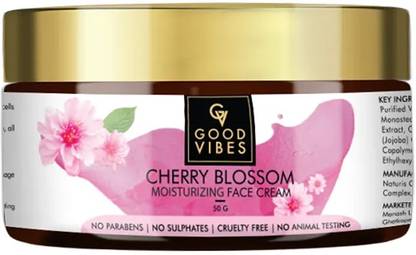 GOOD VIBES Cherry Blossom Moisturizing Face Cream