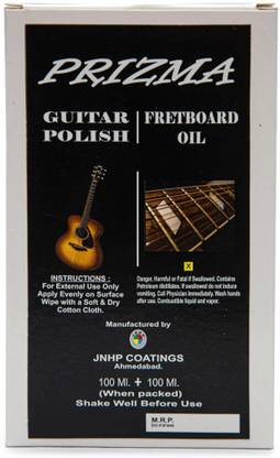 Prizma Fret Board Oil And Guitar Polish Combo Pack Music Instrument Oil