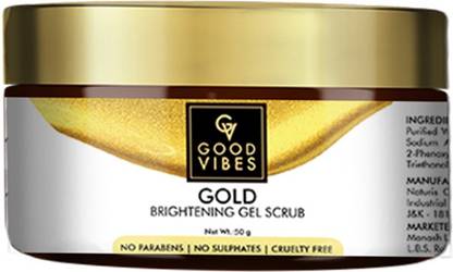 गुड विबेस Gold Brightening Gel  स्क्रब