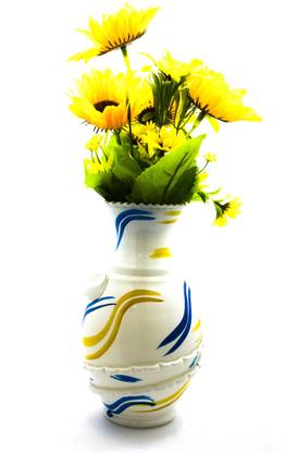 SAVORADE FLOWER POT AWESOME LOOK PACK OF 1 WITHOUT FLOWERS Glass Vase