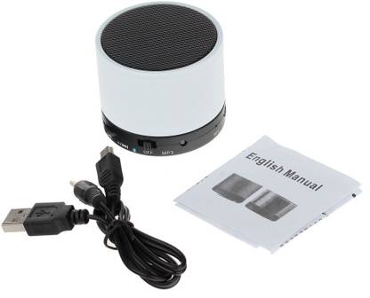 EWELL s 10 mini wireless bluetooth speaker with charging cable (white) 3 W Bluetooth Speaker