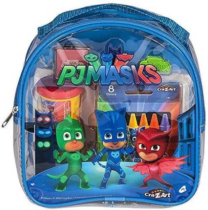 Cra-Z-Art PJ Masks Coloring and Activity Backpack Childrens-Drawing-Pads-and-Books,Colors may vary (Red/Blue)