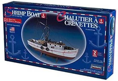 Alpha International Inc. Lindberg 1/60 Scale Shrimp Boat