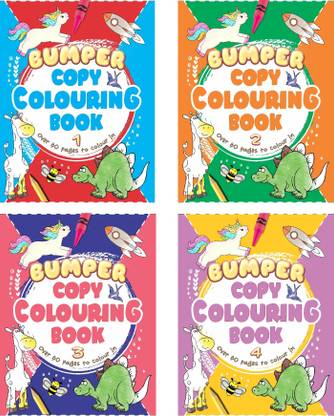 Bumper Copy Colouring Book 1, 2, 3 & 4