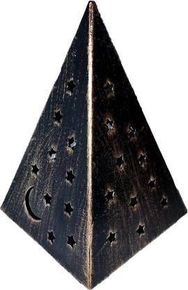 SuSu Retail Pyramid Style Tealight Holder | Table Decor Tealight | 1Pcs Iron Tealight Holder
