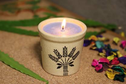 Bright Shop Scented Smokless Candle Brown Ashwani Pot Candle for Diwali ,Gifting Purpose ,Christmas ,Home Decor Etc.(It Can be Used as Planter Pot After Candle is Burnt) Multipurpose Candle