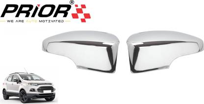Prior Chrome Side Mirror Cover for Eco sport 2012-2020 Model (set of 2 pcs.) (T-1,2) Silver Plated Car Mirror Cover