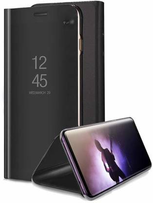 Covefixer Flip Cover for Samsung S21 Plus Smart Display Notification Clear View Mirror Design With Kickstand Case Cover