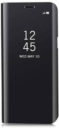Shiwin Flip Cover for Samsung Galaxy S20 FE Clear Side View Polycarbonate Shockproof Mirror Flip case