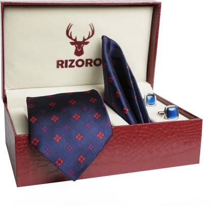 RIZORO Satin Tie & Cufflink