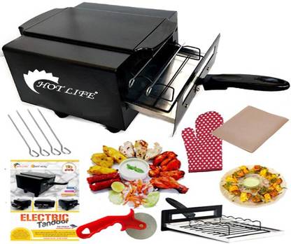 HOT LIFE "10 Inches" Multipurpose Combo nano size electric tandoor With 2 Year Warranty Heating element Electric Tandoor Electric Tandoor
