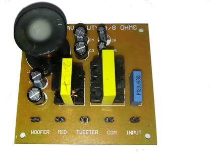 Salcon Electronics 3 way cross over Hi-Fi Speaker Frequency Divider Crossover Filters Module(3 way) Electronic Components Electronic Hobby Kit