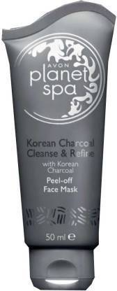 AVON Planet spa Korean Charcoal Cleanse & Refine Peel-off Face Mask (50 ml)