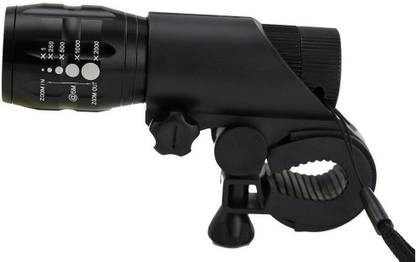LISTA Zoomable Mode Mount Torch + Holder Clip Mount with 100 lumens light power LED Front Light