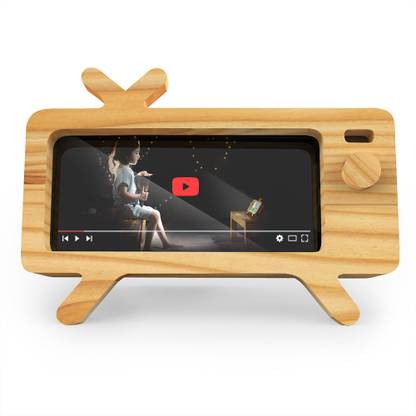 thewoodcraft Retro Mini TV Mobile Holder (6-7 inch) Mobile Holder