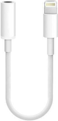 ozrik White Iphone Lightning to 3.5mm Headphone Jack Adapter Phone Converter (Android, iOS) Phone Converter