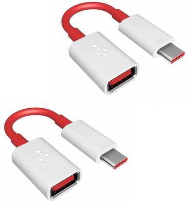 Uniqon Multicolor (Set Of 2 Pcs) USB 3.1 Type-C Male To USB 2.0 Female OTG Adapter Cable Cord Mouse Card Pendrive Converter Connector Splitter For Redmi Note 9, 9pro,8,8pro,7,7pro,Oneplus 7,7pro Oneplus 6,6T 5,5T,3,3T, Type-C Smartphones Phone Converter