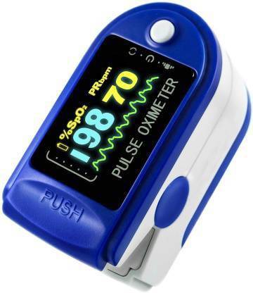 STOCK UP Fingertip Pulse oximeter Heart Rate And Blood Oxygen Saturation Sp02 Monitor with Large LED Display Pulse Oximeter Pulse Oximeter