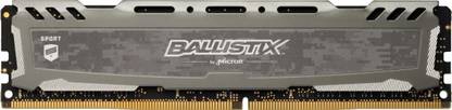 Ballistix Sport LT 3200Mhz Gaming RAM For Desktop DDR4 8 GB (Single Channel) PC SDRAM (BLS8G4D32AESBK)