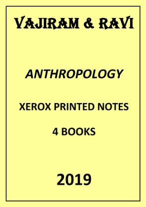 Vajiram & Ravi Xerox Printed Notes 1 To 4 Volume
