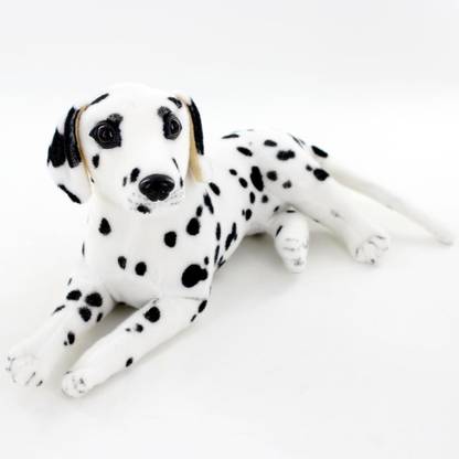 Kraftix White Dalmatian Dog Stuffed  - 39 cm