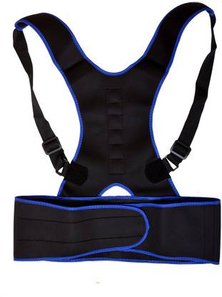 obliss Real Back Posture Corrector Belt brace Back Support free size Back Support (Blue) Posture Corrector