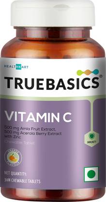 TRUEBASICS Natural Vitamin C, Unflavoured