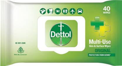 Dettol Original, Sanitize Skin & Surfaces, Safe on Skin, Resealable Lock-lid