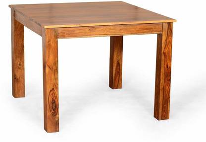 diksha furniture Solid Sheesham wood 4 Seater dining table with 4 chairs honey finish Solid Wood 4 Seater Dining Set