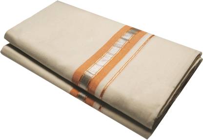 looms & weaves Kerala Handloom Dhoti Men Dhoti