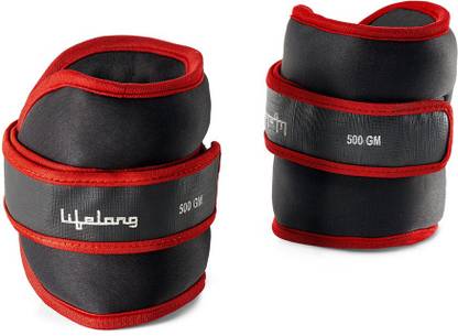 Lifelong LLAW01 Red, Black Ankle Weight