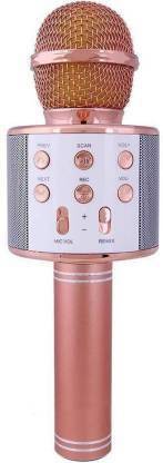 Klivory round Wireless Mike Multi-function Bluetooth Microphone Wireless Microphone (Multicolor) ROUND MIKE