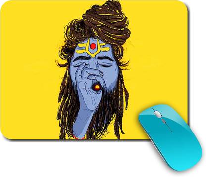 whats your kick Lord Shiva | Angry Shiva, Mahadev | Shiva | Stylish | Printed Mouse Pad /Designer Waterproof Coating Gaming Mouse Pad For Desktop/Laptop (Multi6) Mousepad