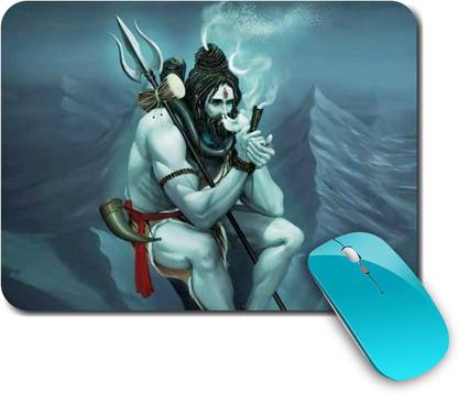 whats your kick Lord Shiva | Angry Shiva, Mahadev | Shiva | Stylish | Printed Mouse Pad /Designer Waterproof Coating Gaming Mouse Pad For Desktop/Laptop (Multi10) Mousepad