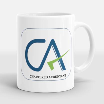 Nivi Craft "CA Logo "Printed CoffeeMug, Best Gift for Best Friend, Girlfriend, Boyfriend, Husband, Wife and Co-Worker. Ceramic Coffee Mug