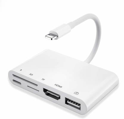 microware HDMI, USB, Lightning OTG Adapter