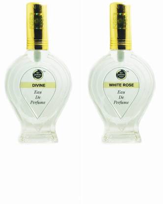The perfume Store DIVINE, WHITE ROSE Regular pack of 2 Perfume Eau de Parfum - 120 ml