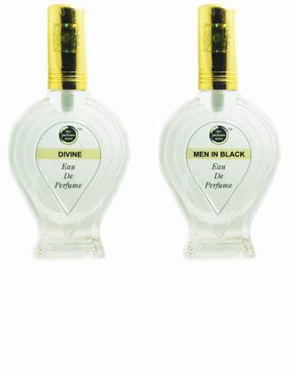 The perfume Store DIVINE, MEN IN BLACK Regular pack of 2 Perfume Eau de Parfum  -  120 ml