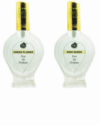 The perfume Store GREEN FLOWER, NIGHT QUEEN Regular pack of 2 Perfume Eau de Parfum  -  120 ml