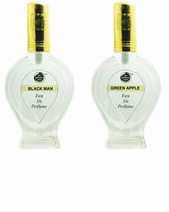 The perfume Store BLACK MAN, GREEN APPLE Regular pack of 2 Perfume Eau de Parfum  -  120 ml