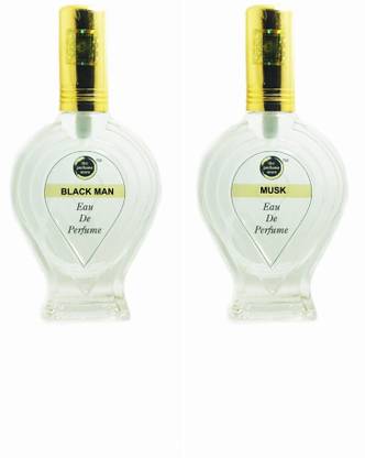 The perfume Store BLACK MAN, MUSK Regular pack of 2 Perfume Eau de Parfum  -  120 ml