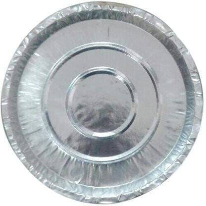PV Mart Silver Paper Thali Dinner Plate