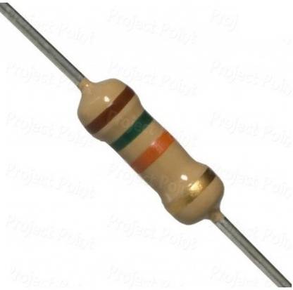 EMERGING TECHNOLOGIES 50 PCS 15K OHM 0.5W CARBON FILM RESISTOR 15K (CFR) Fixed Resistor
